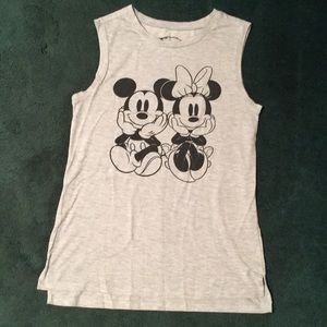 Mickey and mini mouse tank top